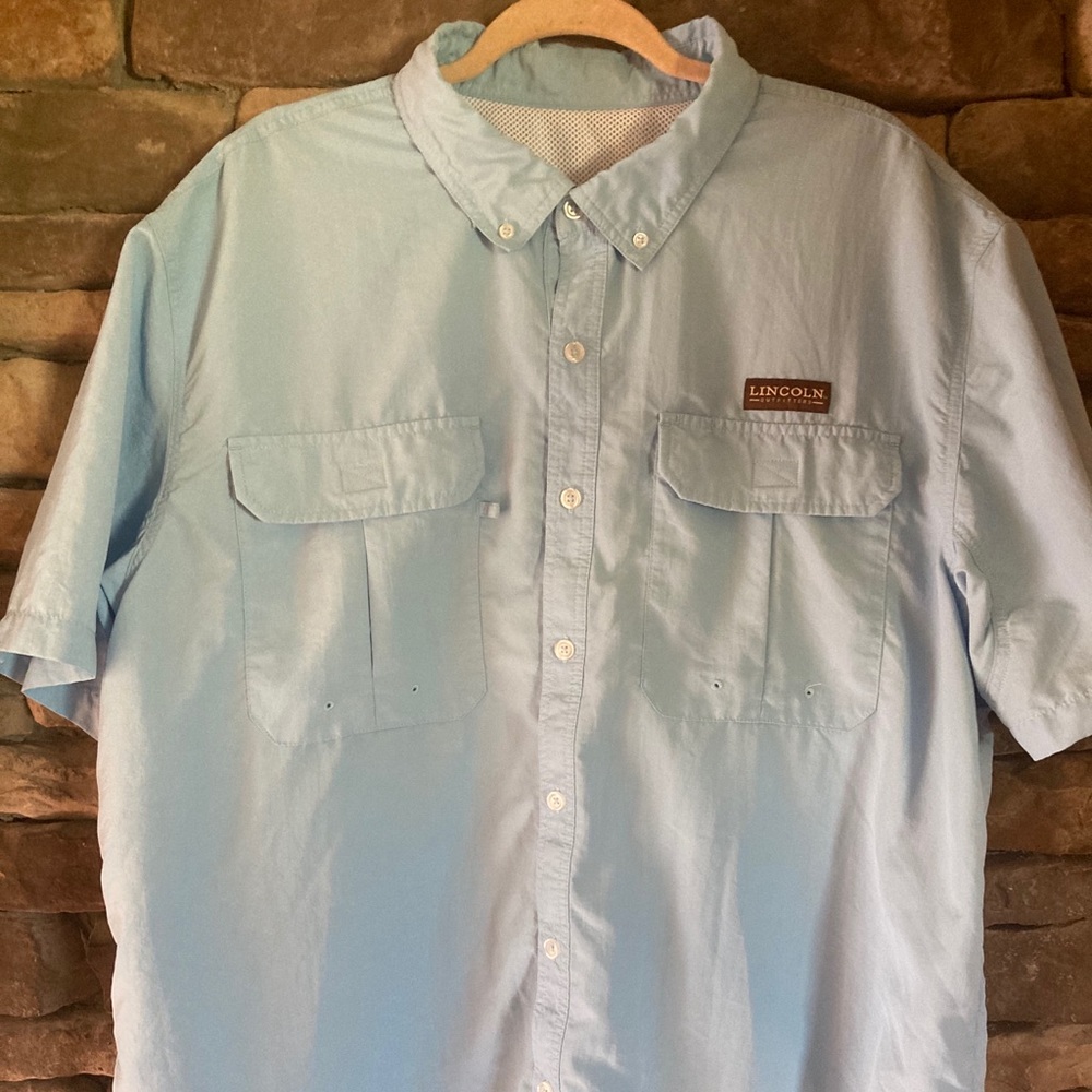 Lincoln Outfitters Mens Vented Shirt Size 2xl.